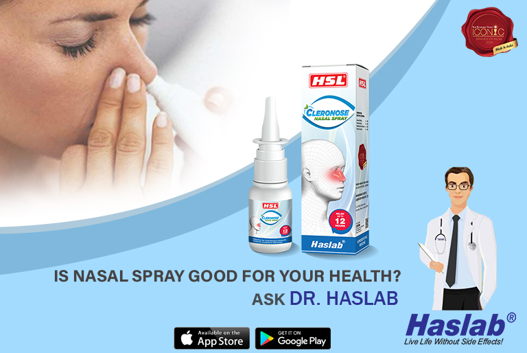 Is Nasal Spray good for your health Ask Dr. Haslab (1)